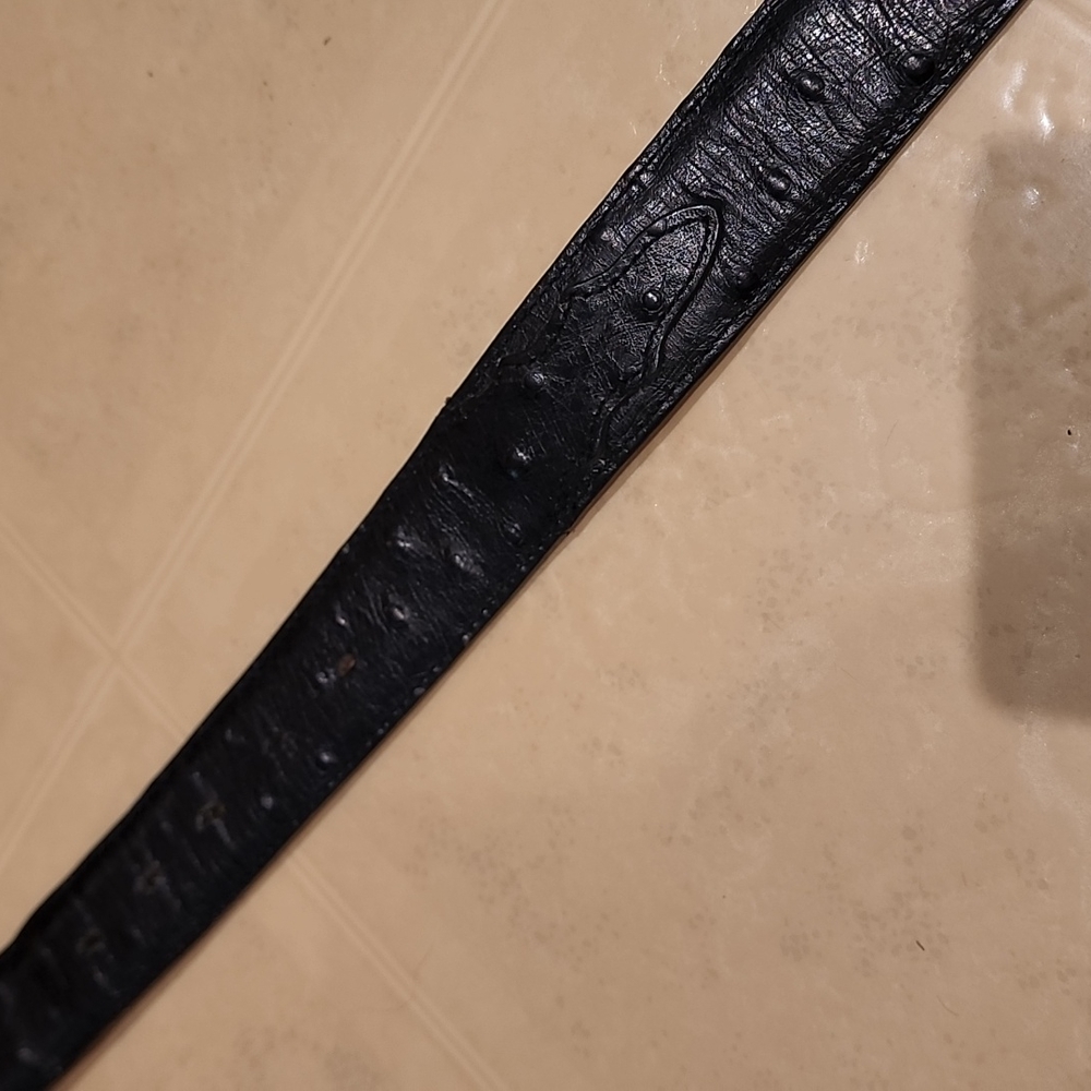 🔮Amazing Genuine Full Quill Ostrich Belt - Picture 15 of 15